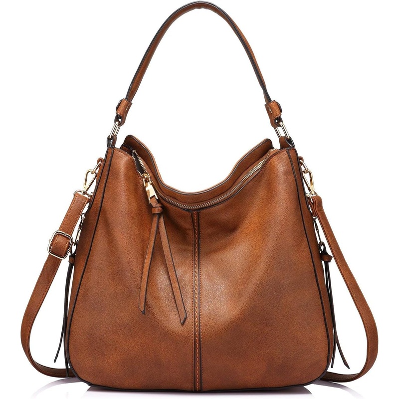 Faux Leather Handbags for Women, Designer Hobo bag Bucket