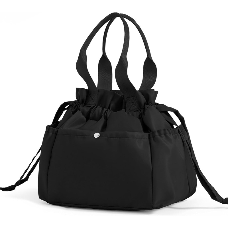 Insulated Lunch Bag for Women, Versatile Cooler Lunch Bag with Magnetic Pocket, Bottle Holders