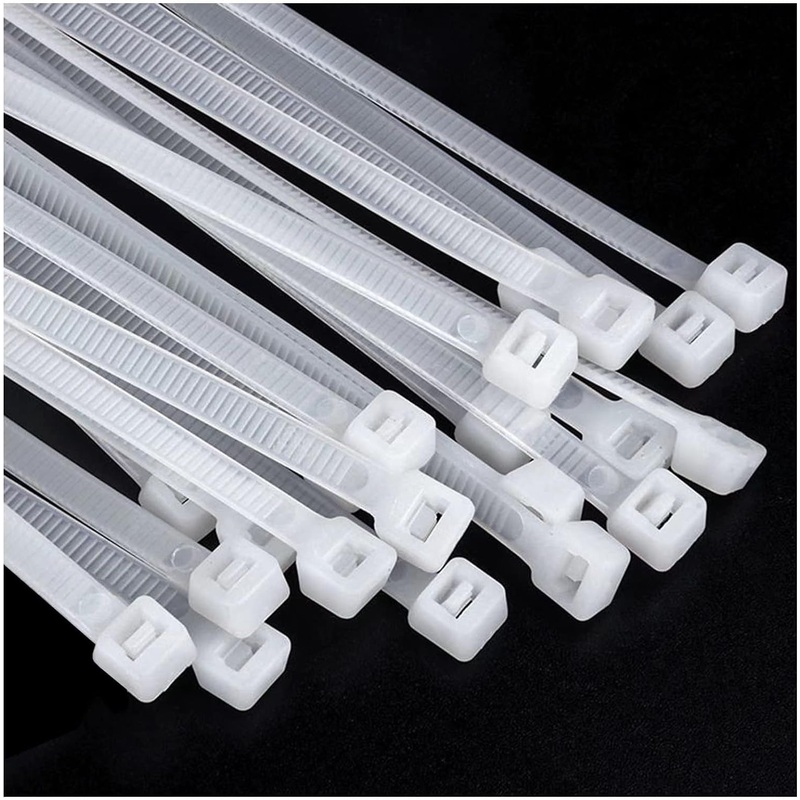 Large Zip Ties 24 Inch White Heavy Duty Zip Ties for Outdoor Use 50 Pcs Strong Extra Long Cable Ties Big Industrial Plastic Tie Wraps