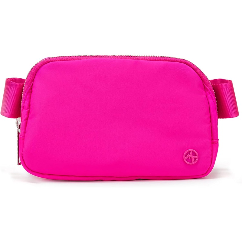 Pander Belt Bag for Women, Fashion Waist Packs, Crossbody Bags, Everywhere Belt Bag with Adjustable Strap (Sonic Pink).