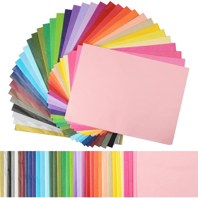 Simetufy 360 Sheets 36 Multicolor Tissue Paper for Gift Bags, Small Gift Wrapping Decorative Art Rainbow 11.5" X 8" Tissue Paper Bulk for Crafts Floral Birthday Party Festival Flower Pom Pom