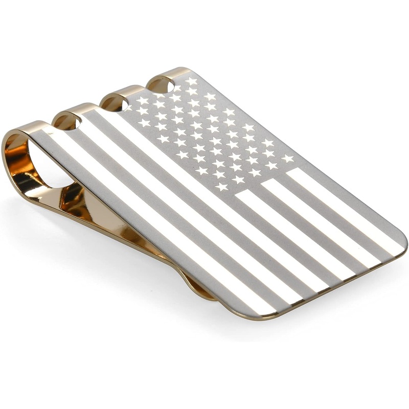 Spring Steel Money Clip Minimalist Front Pocket Wallet