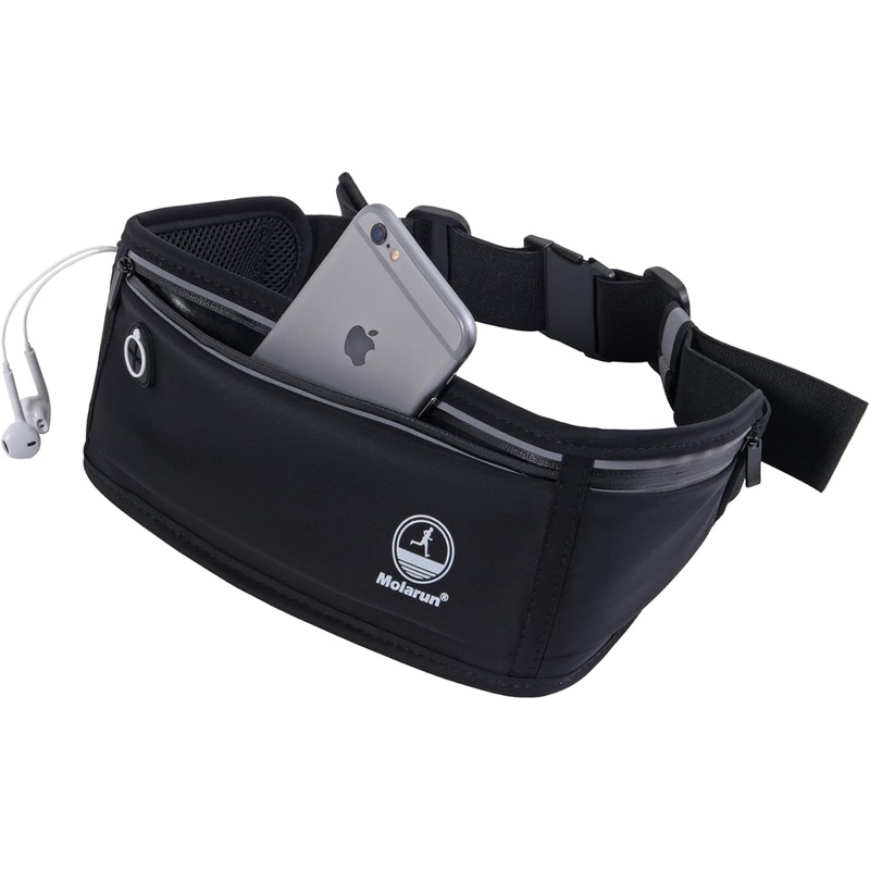 Unisex Slim Running Money Belt Bag Phone Holder