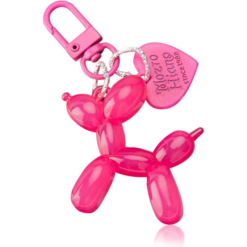 Balloon Dog Keychain Bag Charm, Handbag Purse Key Charm Accessories