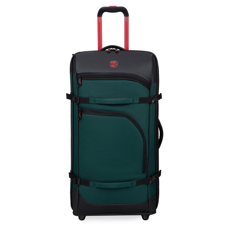 BRITBAG Persevering - 2-Wheel Large Duffle Bag (Rain Forest / Black)