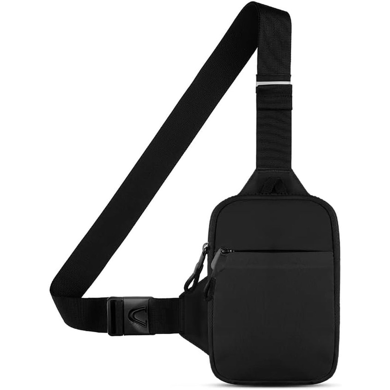 Crossbody Sling Bag Chest Bag Water Resistant Fanny Pack Running Phone Holder