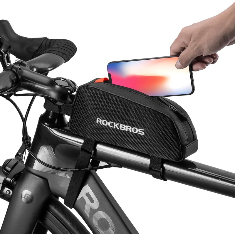 Top Tube Bike Frame Phone Bag, Front Frame Bike Accessories