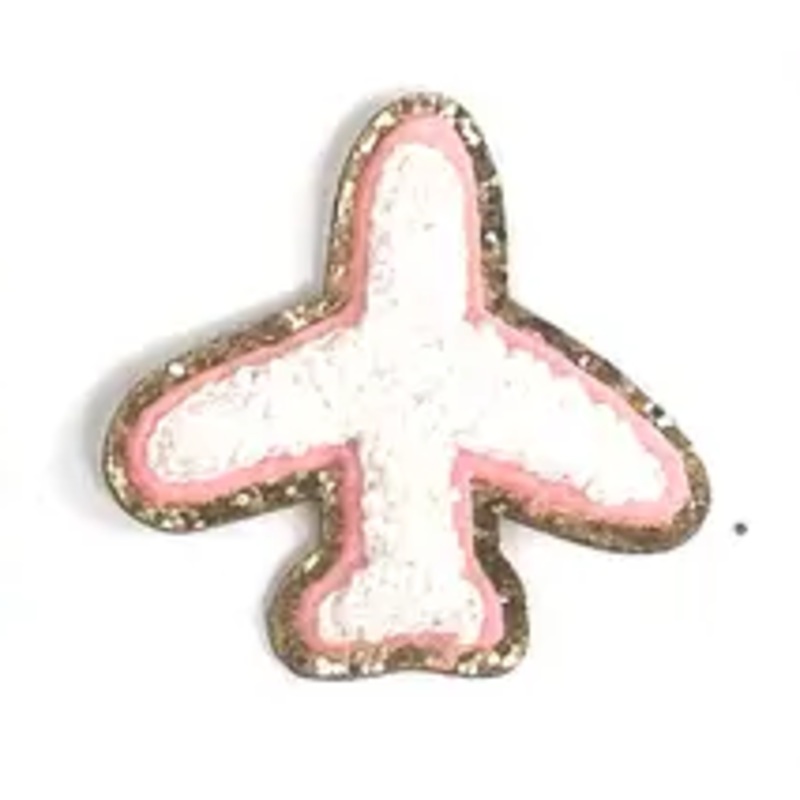 Airplane Patch - White