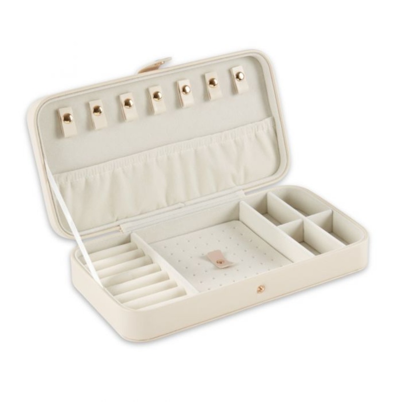 Bey Berk Isla Jewelry Case - Cream