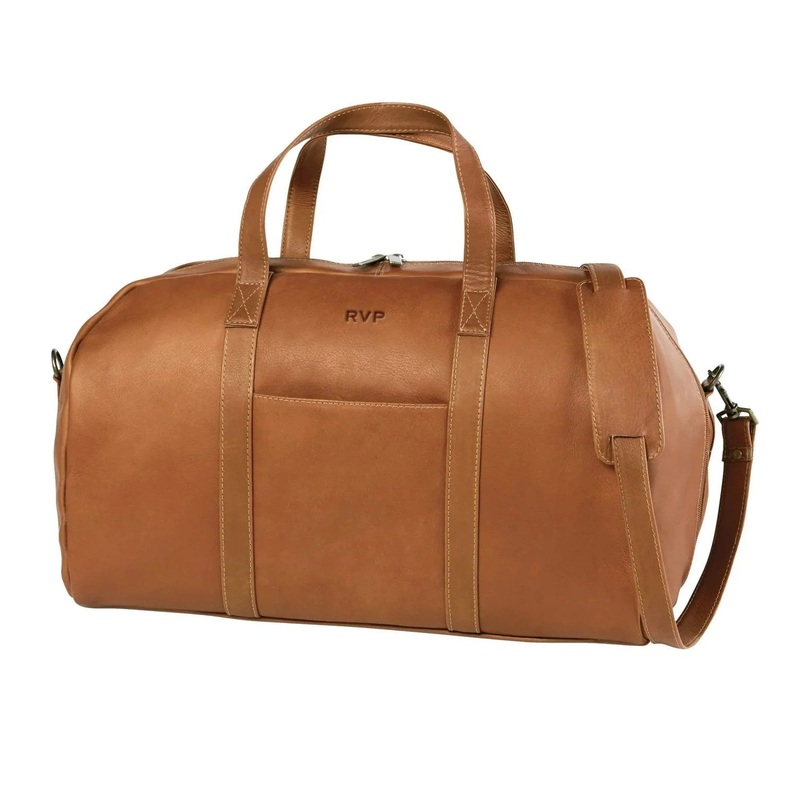 DayTrekr 18" Leather Club Bag - Tan
