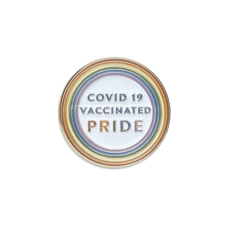 PRIDE Lapel Pin  Covid Vaccine Pin Project