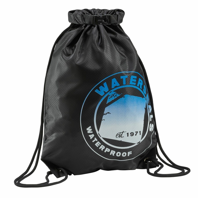 WaterSeals Cinch Backpack - Black