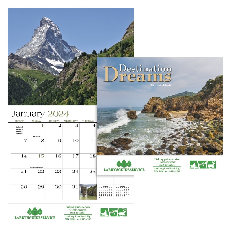 Destination Dreams Appointment Calendar - Stapled
