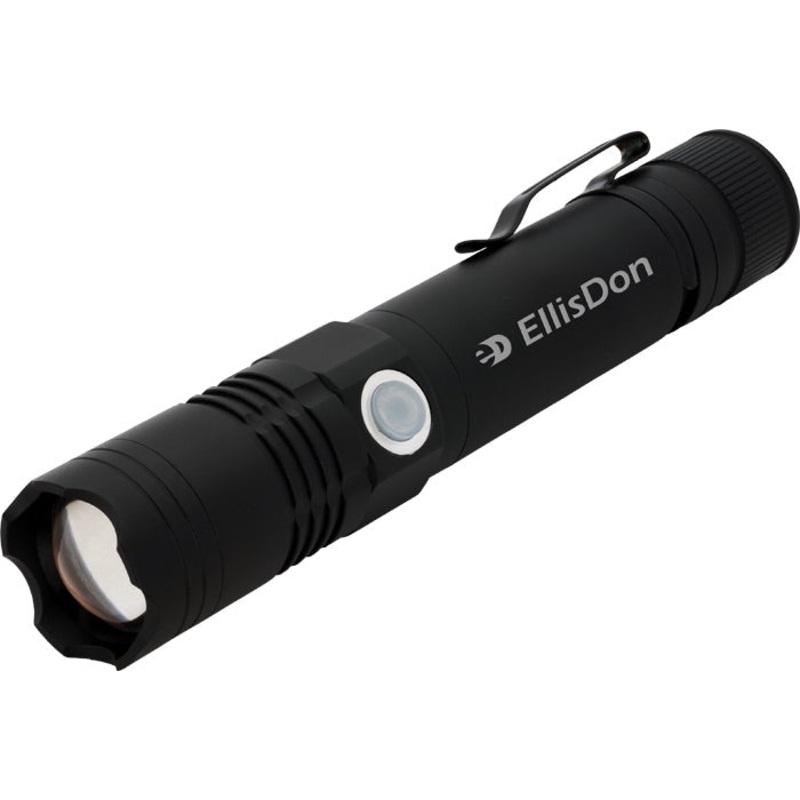Rechargeable 3W Aluminum Focus Flashlight