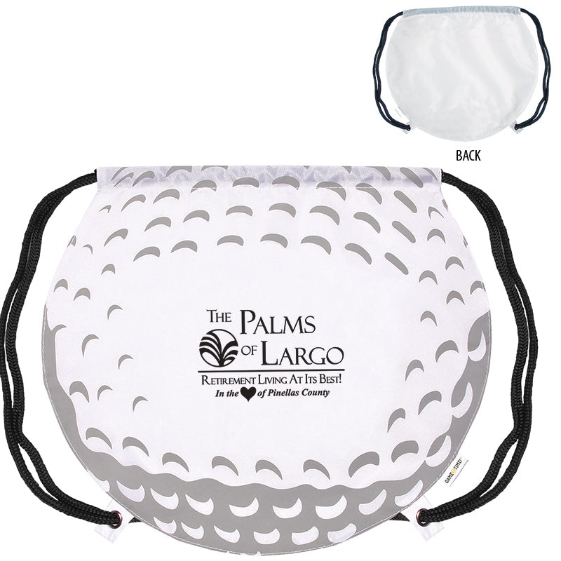 GameTime! Golf Ball Drawstring Backpack Bag