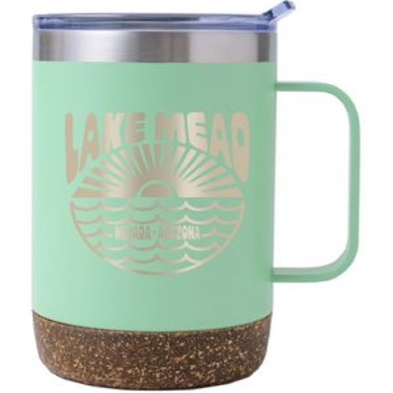 Saratoga Cork Bottom Brite Mug 12 Oz,