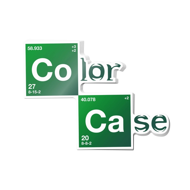"Cobalt & Calcium" ColorCase Die Cut Sticker