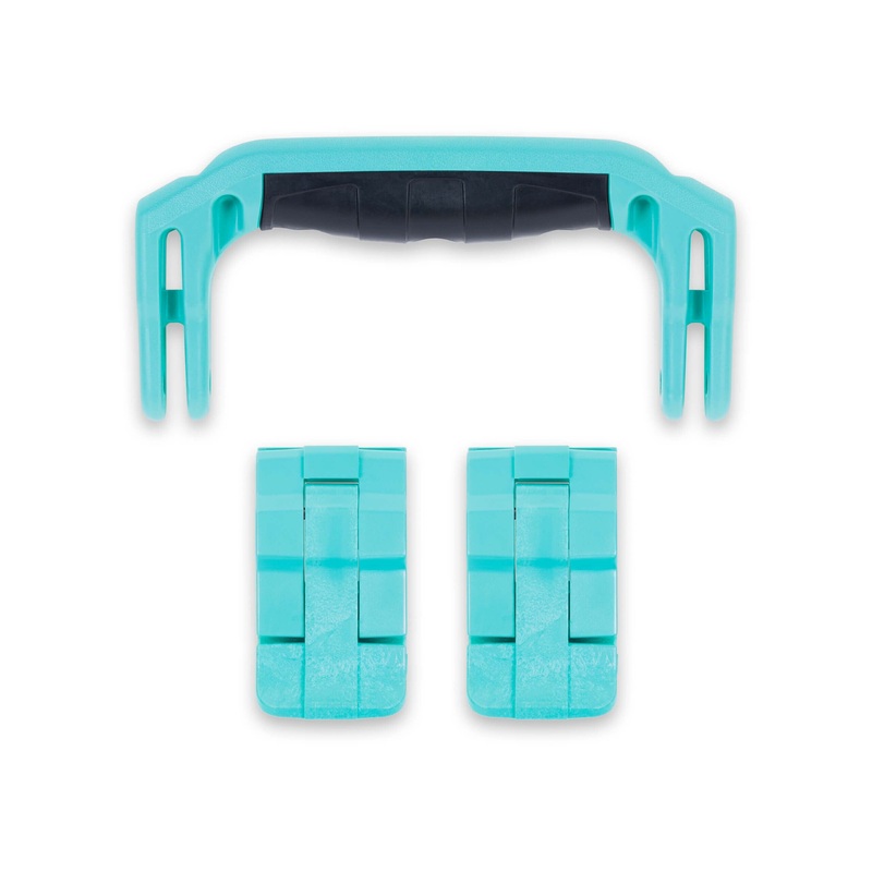 Pelican 1430 Replacement Handle & Latches, Teal (Set of 1 Handle, 2 Latches)