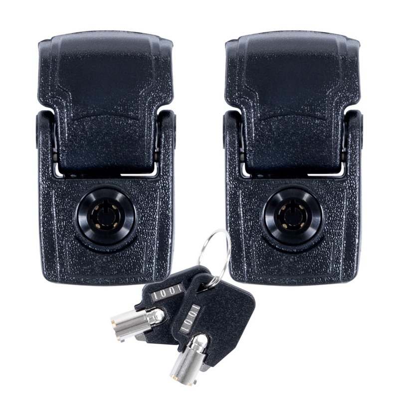 Pelican 1490 Replacement Locking Latches, Black (Set of 2 with Keys)