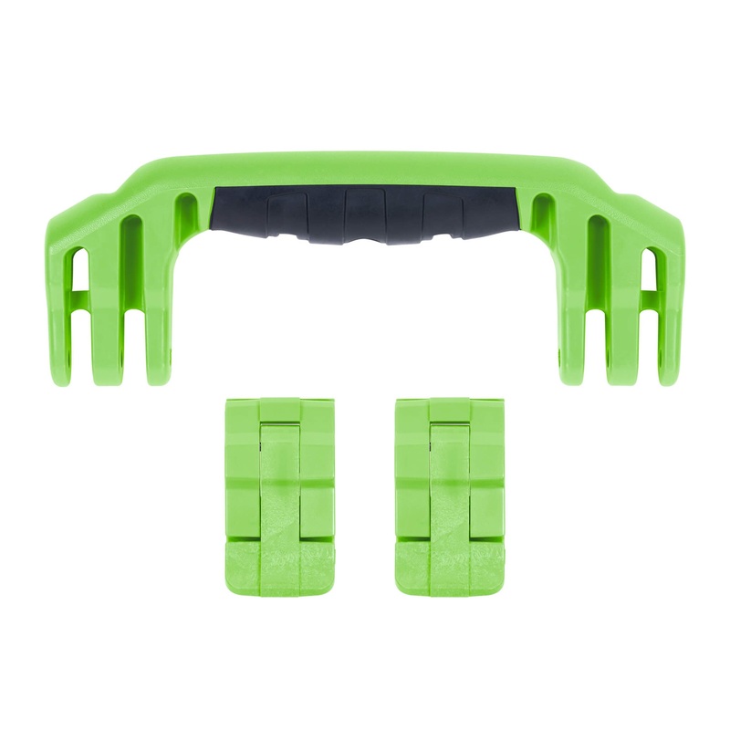 Pelican 1500 Replacement Handle & Latches, Lime Green (Set of 1 Handle, 2 Standard Latches)