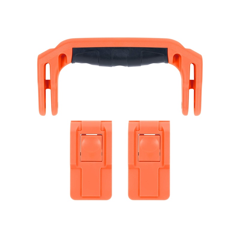Pelican 1506 Air Replacement Handle & Latches, Orange (Set of 1 Handle, 2 Latches)