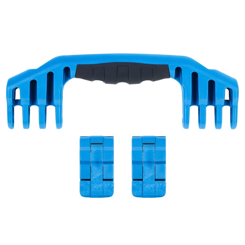 Pelican 1550 Replacement Handle & Latches, Blue (Set of 1 Handle, 2 Standard Latches)