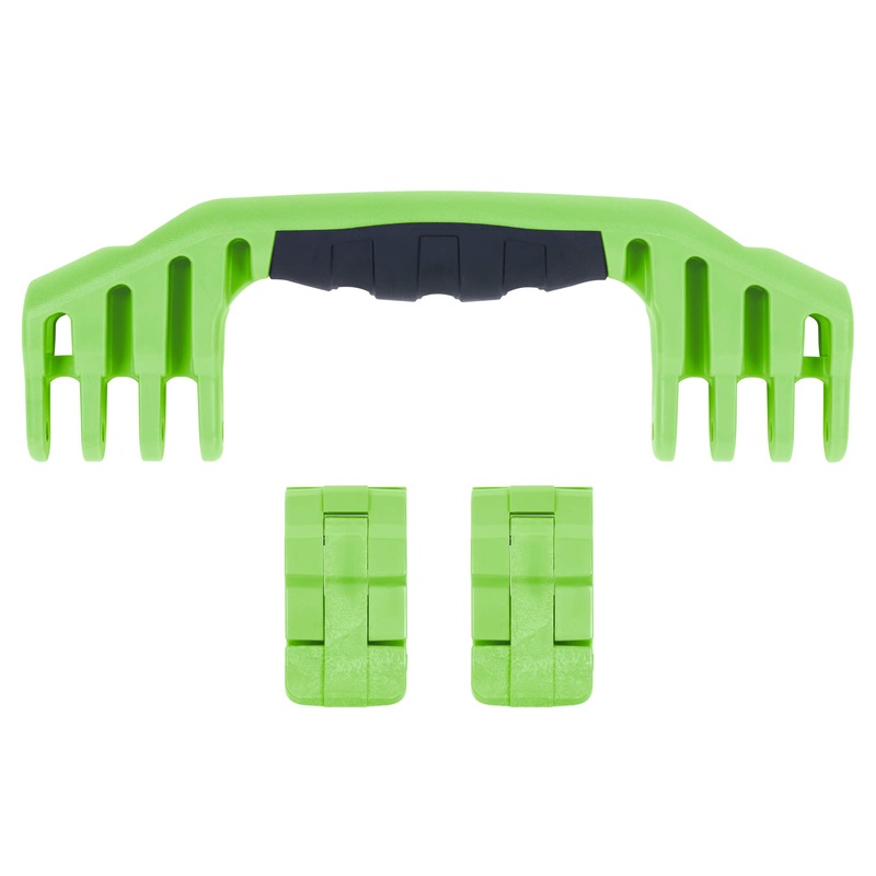 Pelican 1550 Replacement Handle & Latches, Lime Green (Set of 1 Handle, 2 Standard Latches)