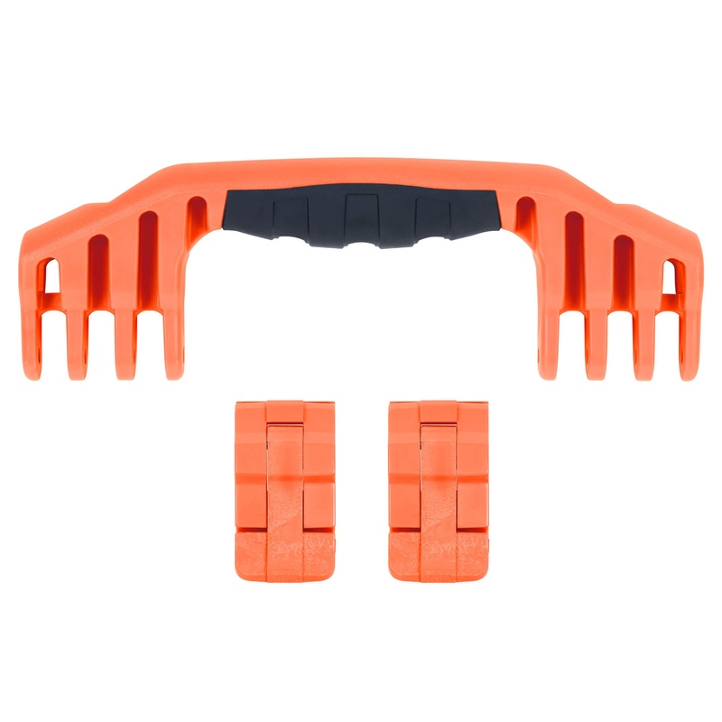 Pelican 1550 Replacement Handle & Latches, Orange (Set of 1 Handle, 2 Standard Latches)