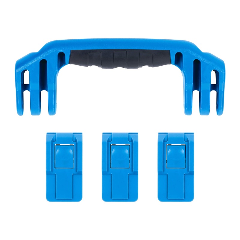 Pelican 1555 Air Replacement Handle & Latches, Blue (Set of 1 Handle, 3 Latches)
