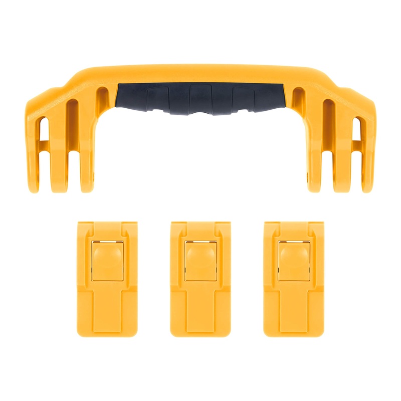 Pelican 1555 Air Replacement Handle & Latches, Yellow (Set of 1 Handle, 3 Latches)