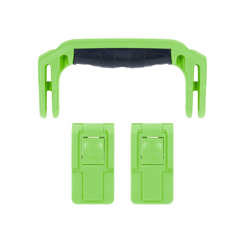 Pelican 1557 Air Replacement Handle & Latches, Lime Green (Set of 1 Handle, 2 Latches)