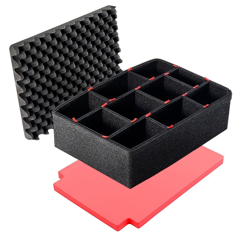 Pelican 1560 TrekPak Kit with Upgraded Color Bottom Foam Pad