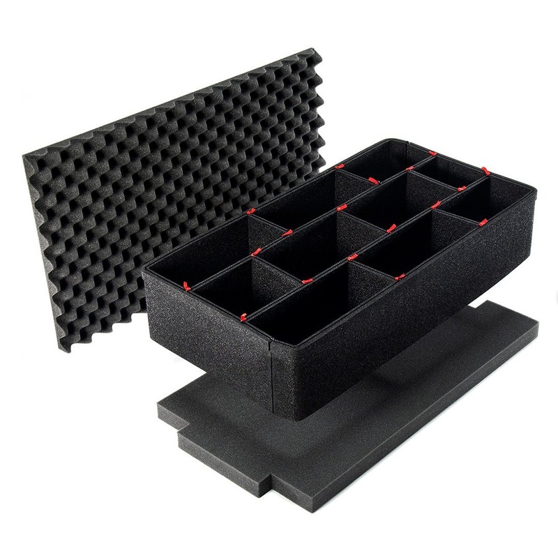 Pelican 1610 TrekPak Kit, Customizable Padded Divider System