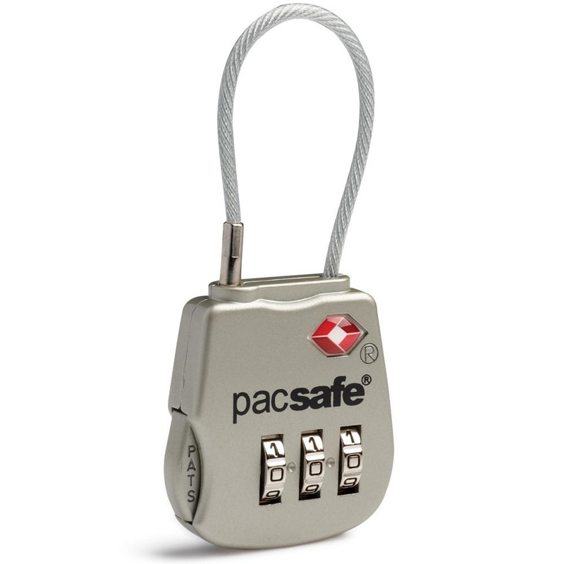 Pacsafe Prosafe 800 Travel Sentry Approved Combination Cable Padlock