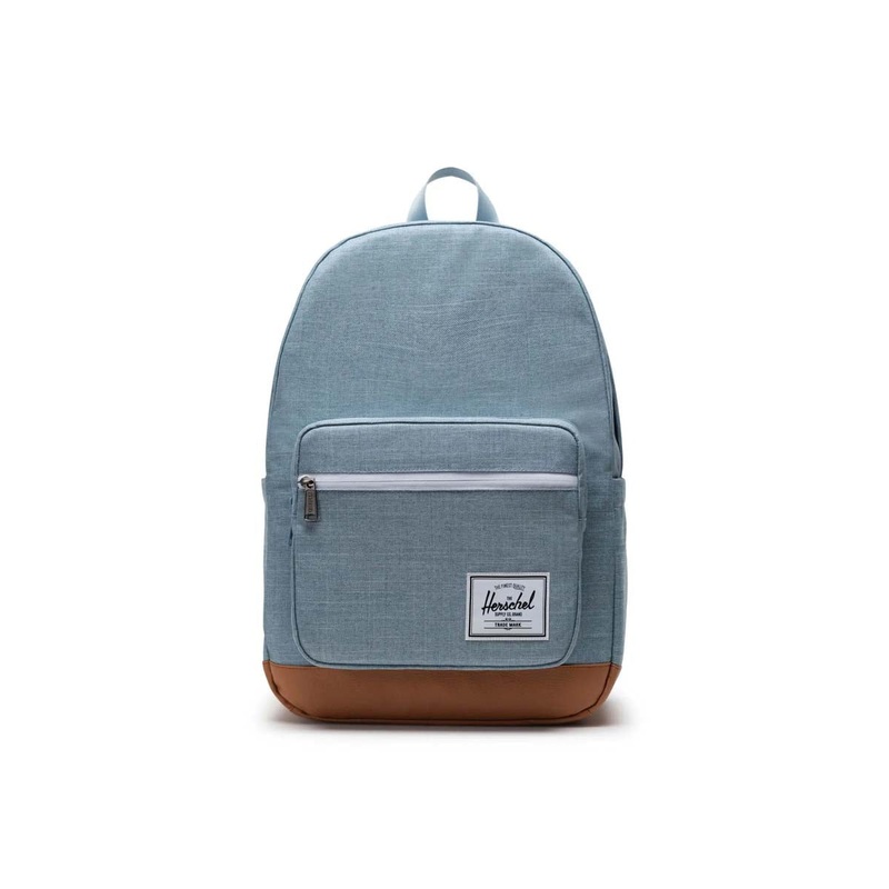 Herschel Pop Quiz Backpack - Ashley Blue Crosshatch/Natural