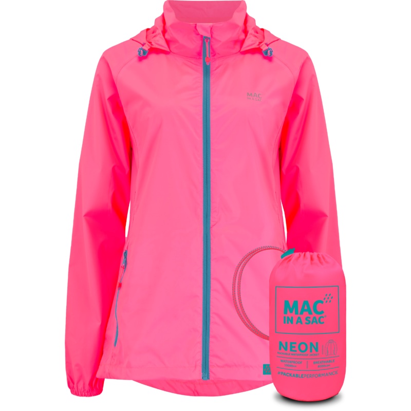 Mac In A Sac NEON 2 Jacket - Neon Pink
