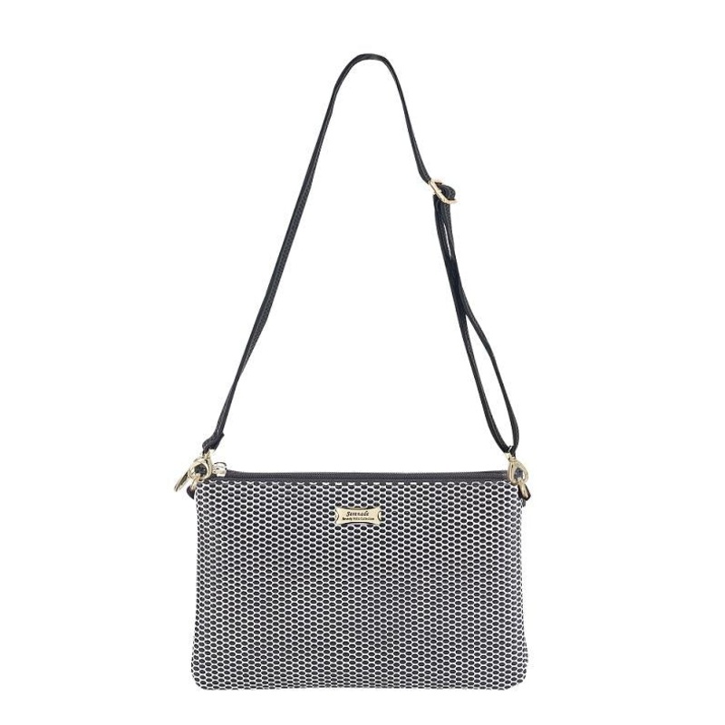 Miss Serenade - Cosmopolitan CP02-1010 Cross Body - Black/White