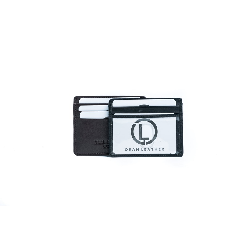 Oran - SAF-7202 Craig leather Card Holder - Black