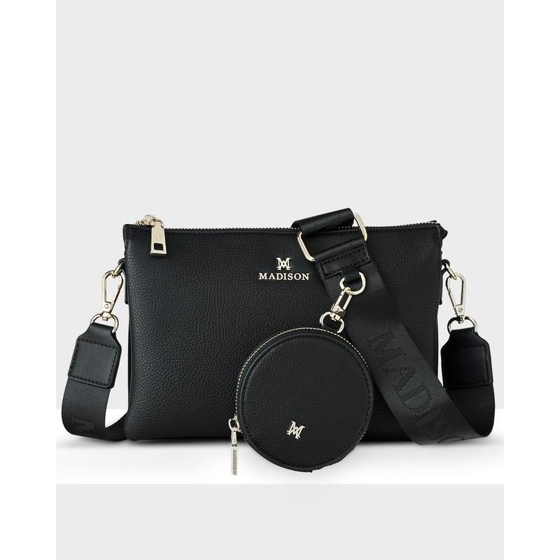 Avery 3 Compartment Crossbody Bag + Utility Bag Strap