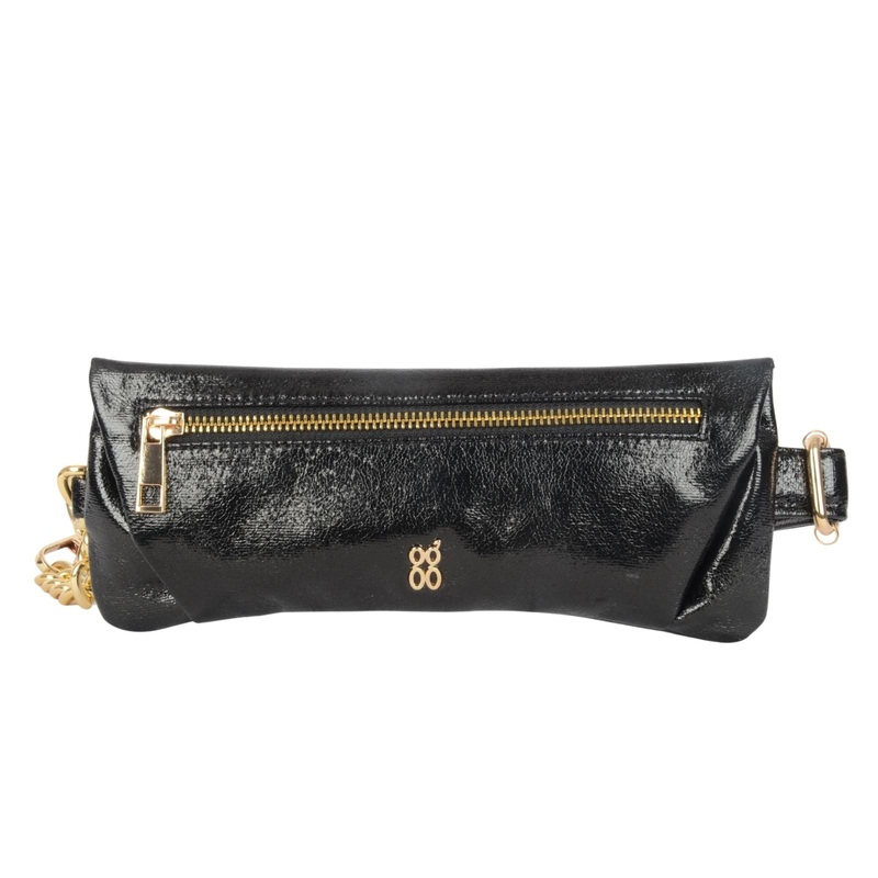 Beetles Black Small Waistpouch