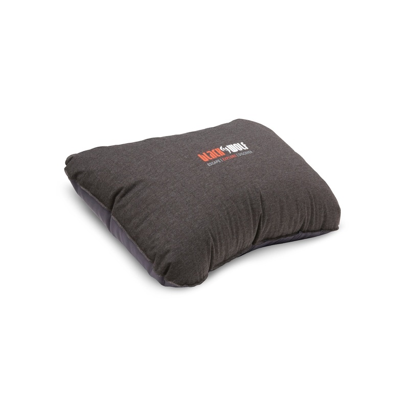 Black Wolf - Comfort Pillow - Black