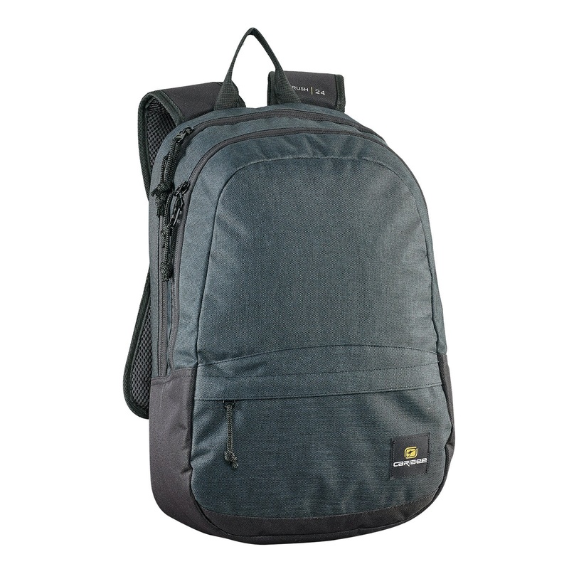 Caribee - Zoom 24L Fits A4 size backpack w tablet section - Black