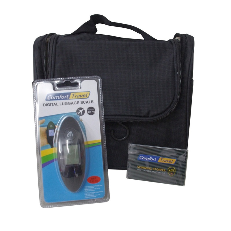 Comfort Travel - Travel Essentials 3 Piece Pack - Black