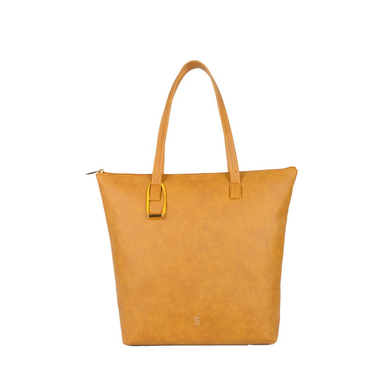 Deltona Mustard Large Tote Bag