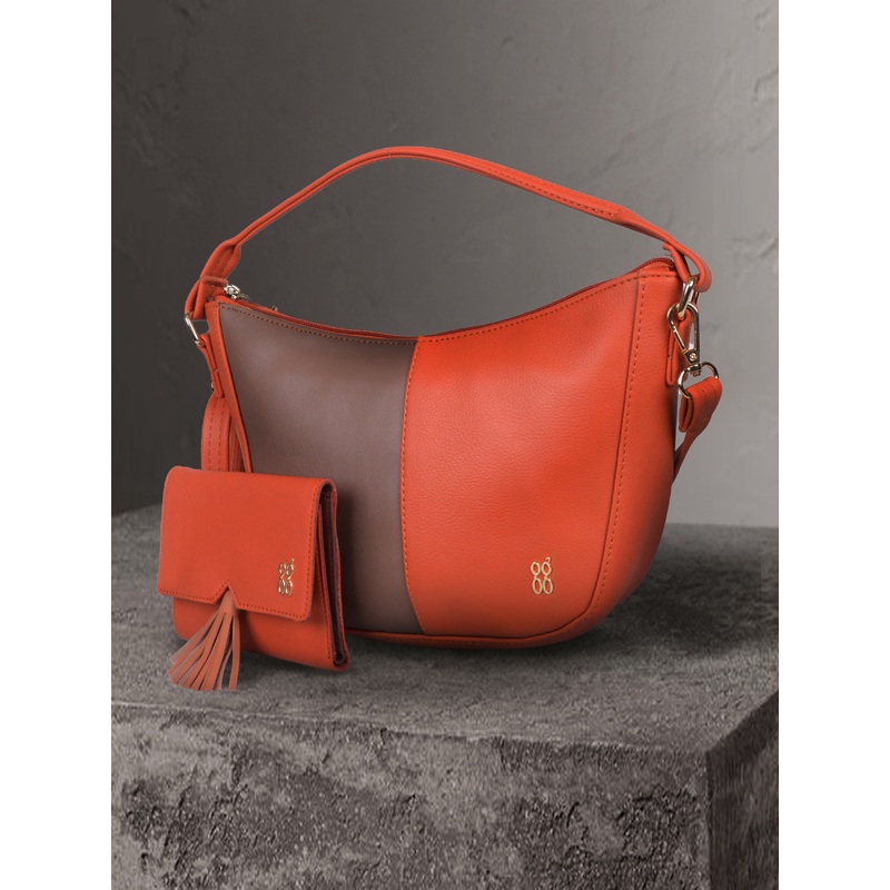 Mochat Fringe Small Handbag & Wallet Combo