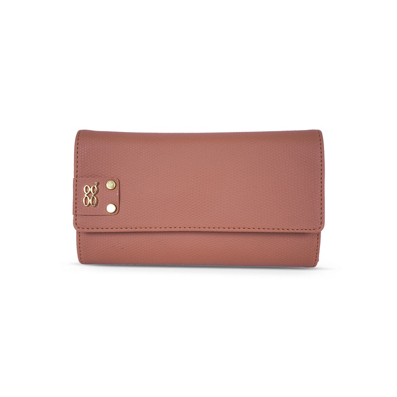 Obscure Tan Large Three Fold Wallet