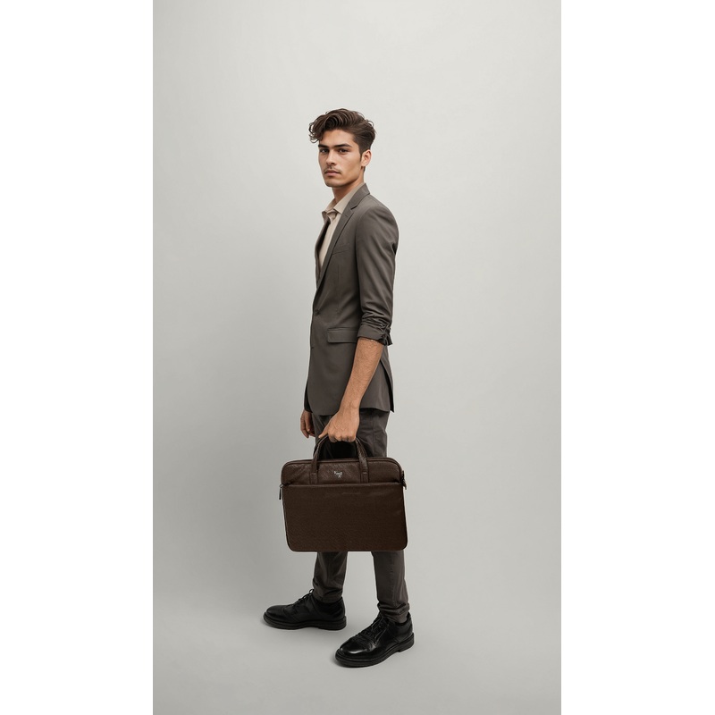 Rallis Brown Medium Laptop Bag