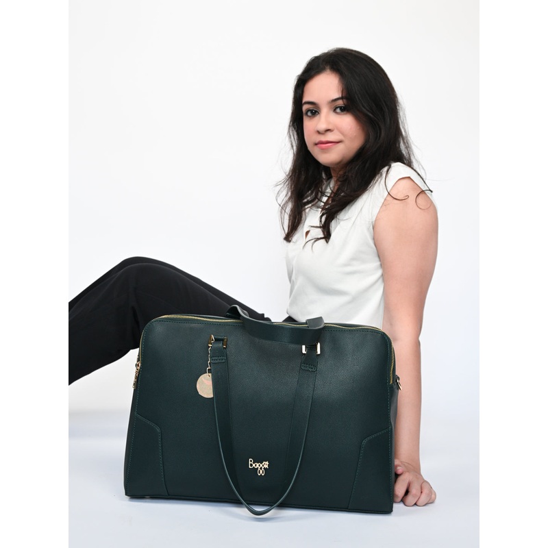 Roughet Green Oversize Camera Bag