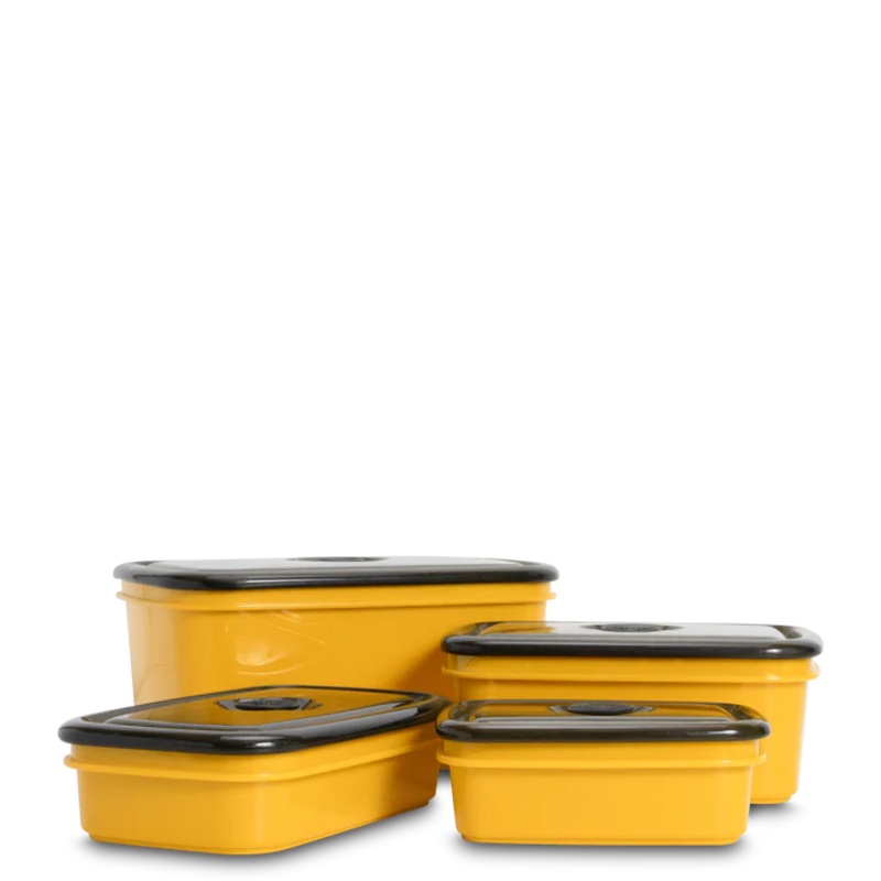 Rugged Xtreme RX11L160 Yellow/Black 4 piece crib box set