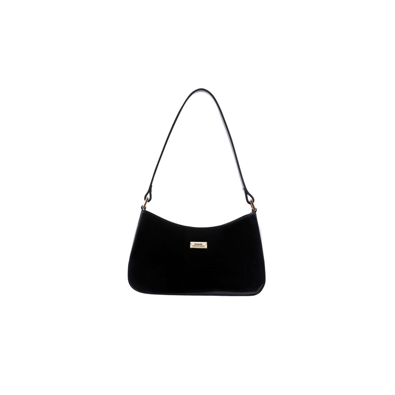 Serenade - Allura SV1-0821 Patent Leather Handbag - Black